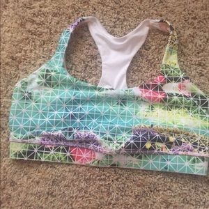 Lululemon rare print sports bra
