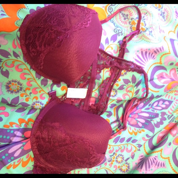 Maroon Racerback Bra