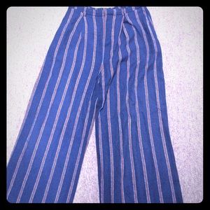 High waisted linen pants