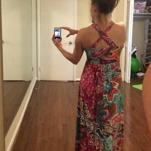 Colorful maxi dress - Picture 2 of 4