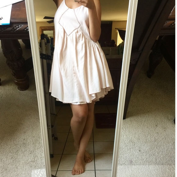 Light Pink Ruffled Dress