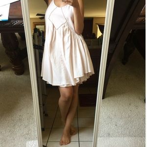 Light Pink Ruffled Dress