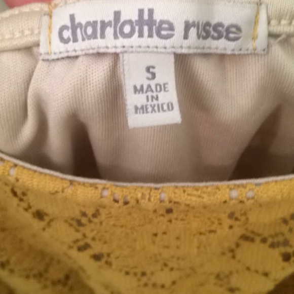Charlotte Russe gold lace dress - Picture 3 of 3