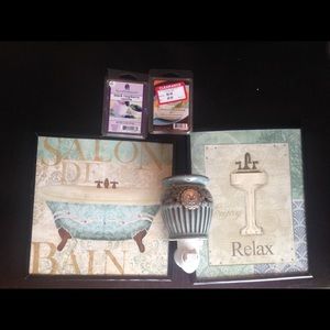 Scentsy warmer, wax, decor