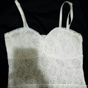 Lace crop top