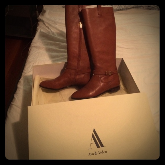 Ava & Aiden Renee Riding Boot - Cognac