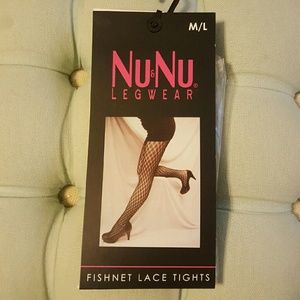 Nu&Nu Plaid Fishnet Tights