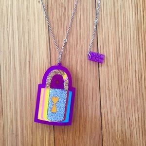 Steven Shein Rainbow Locket Necklace