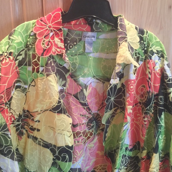 Chico's 💕size 3💕 linen jacket