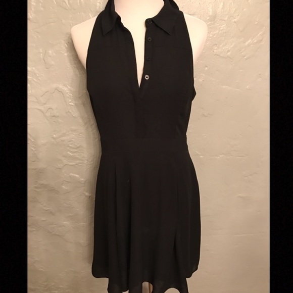 Express dress with button up collar