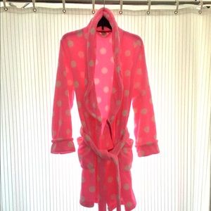 Sonoma Amazingly soft pink and white bath robe!