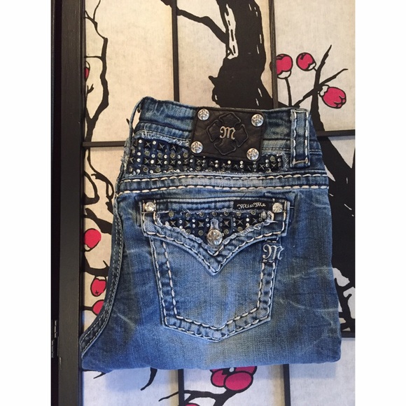 Miss Me Denim - Miss Me Studded Easy Boot Jeans