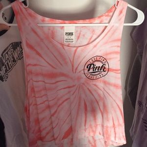 Coral Tie Dye Tank