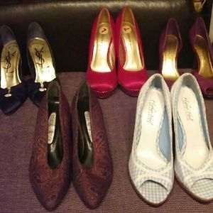 BUNDLE RESERVED 4 Sjami1 SHOES,BEIGE BAG,NECKLACES