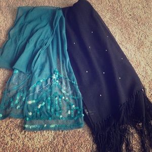 Bedazzled Scarves