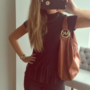 Michael Kors Brown Leather Bag