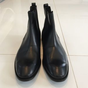 hallowell leather chelsea boot