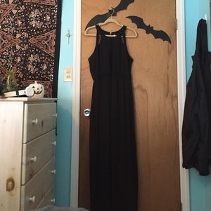 Black, bottom sheer dress