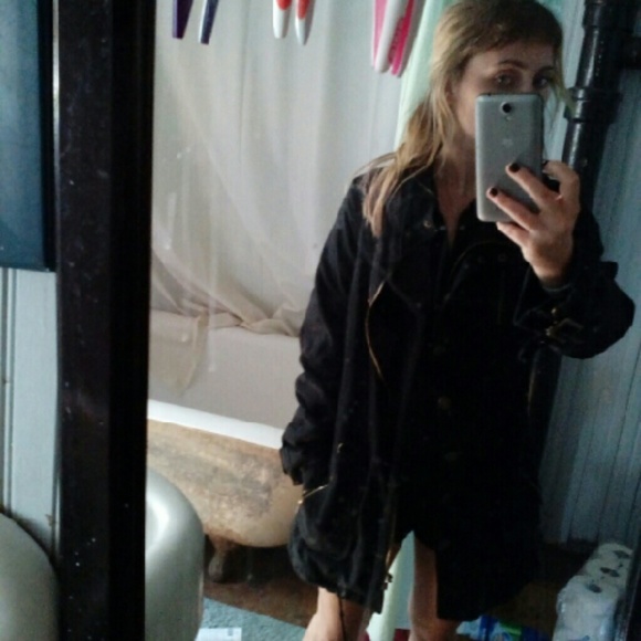 Black winter coat