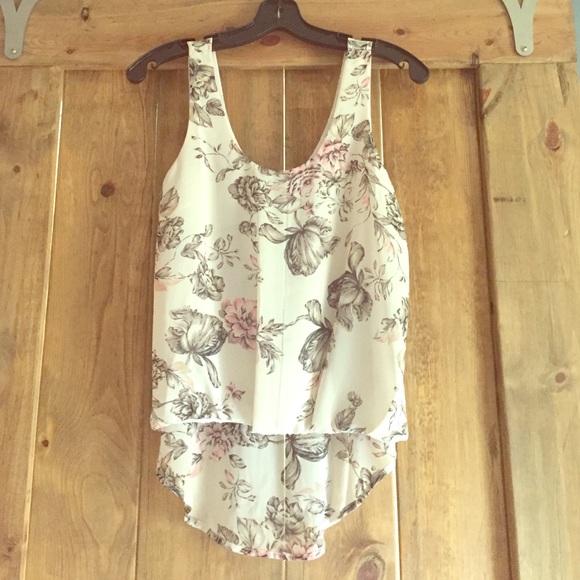 Floral tank top