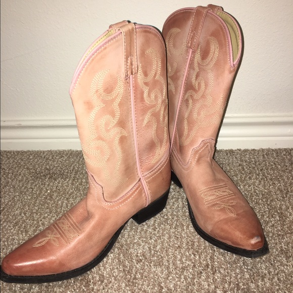 Rose Cowboy Boots