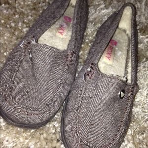 Roxy brown loafers