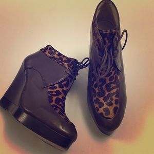 Michael Kors wedge booties