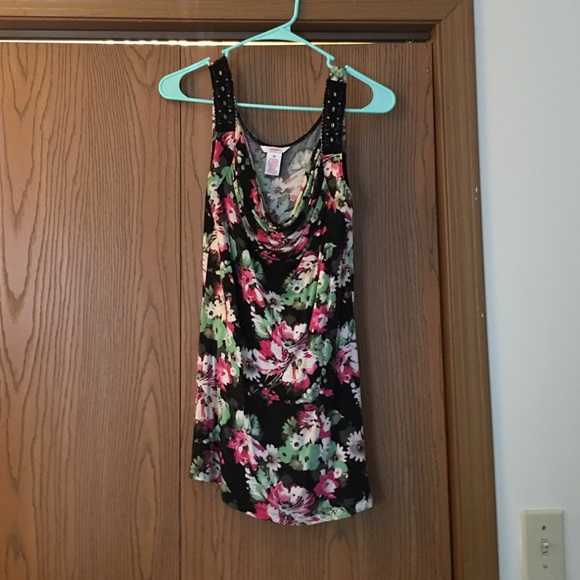 Floral tank top