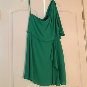 BCBG Maxazria One Shoulder Dress Size 10 NWT