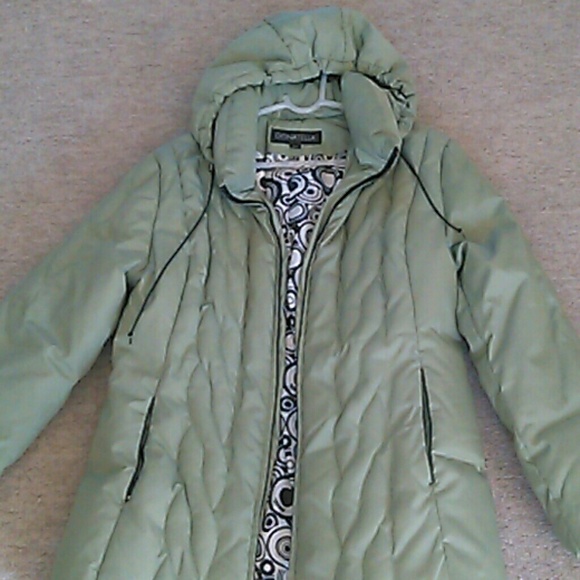 Green puffy Coat really nice very warm