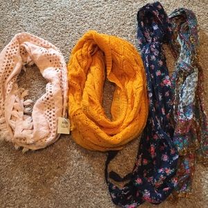 Bundle 5 scarves- Nordstrom bp and H&M