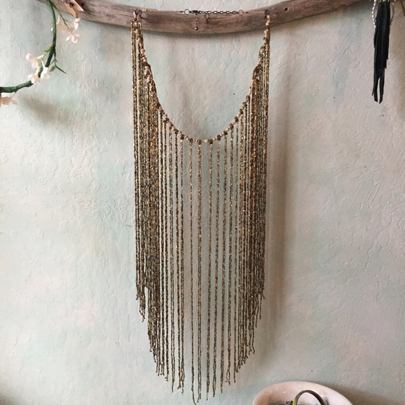 LF Beaded Gold Necklace