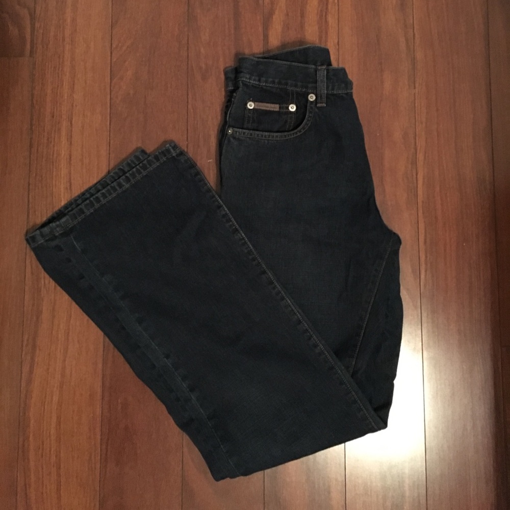 Calvin Klein Dark Blue Jeans - size 4, 32 Inseam