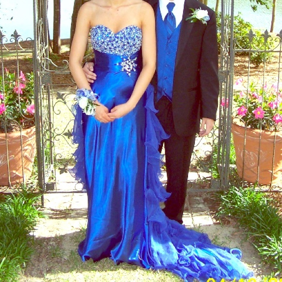 Royal Blue Pageant Dress