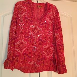 Tory Burch Stephanie Tunic Size 10. Worn Once!