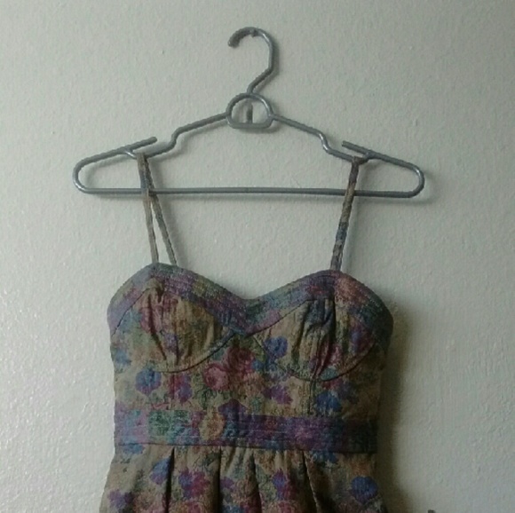 SALE Free People Mini Dress with Spaghetti Straps - Picture 2 of 4