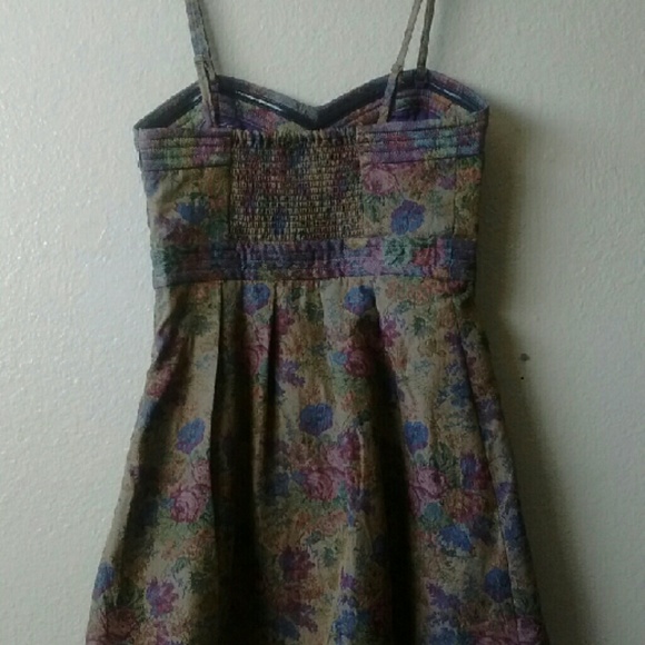 SALE Free People Mini Dress with Spaghetti Straps - Picture 4 of 4