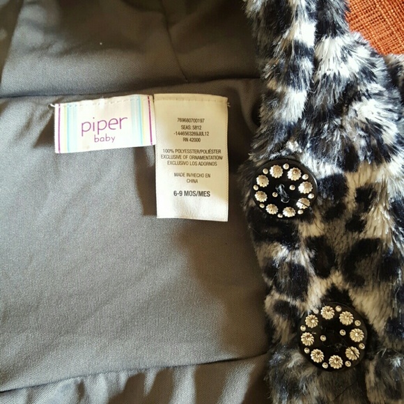 🔴ON SALE🔴PIPER BABY JACKET SIZE 6/9 M - Picture 2 of 4