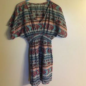 Aztec design dress