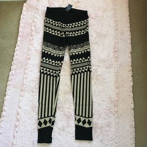 Black and Tan Aztec leggings