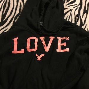 American Eagle Outfitters Love Hoodie