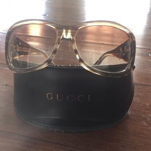 Gucci Light Brown Sunglassss