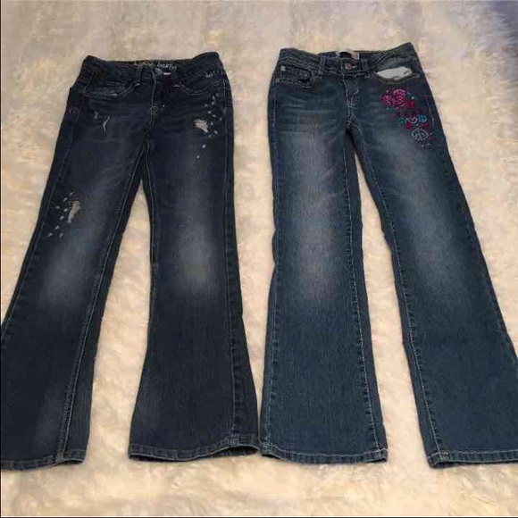 Girls boot cut jeans
