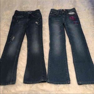 Girls boot cut jeans