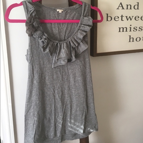 J. Crew Gray Tank Top, S