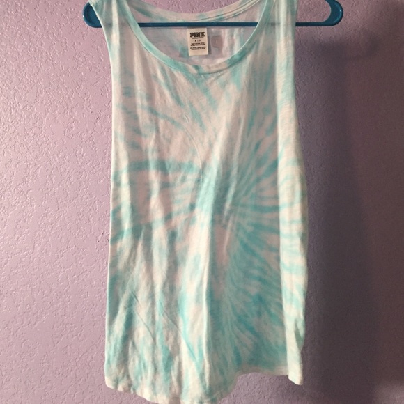 Tie Dye Ocean Blue Tank