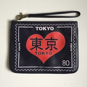 Rebecca Minkoff Tokyo leather clutch