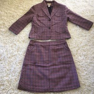 Pink & Mauve Skirt Suit