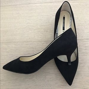 zara black shoes