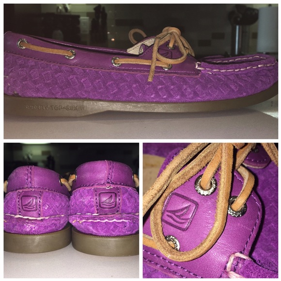 NWT Sperry Top-Sider A/O 2-Eye Woven Suede Shoes